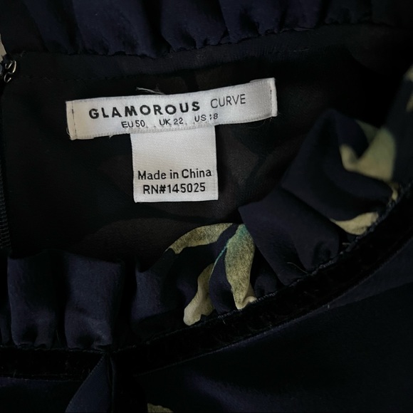 GLAMOROUS DRESS PLUS SIZE FLORAL - Picture 3 of 3